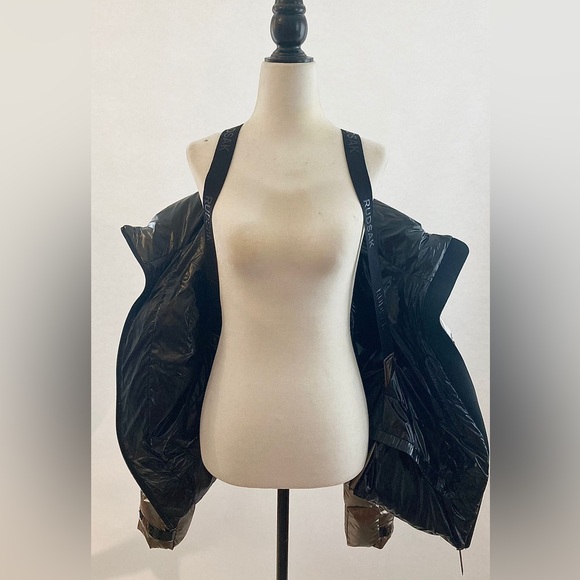 Rudsak black and gold winter coat size large - worn once - Picture 3 of 3